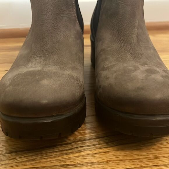 Bueno brown leather Florida Chelsea Boots pull on size 37 / US 7-7.5 - Picture 11 of 13